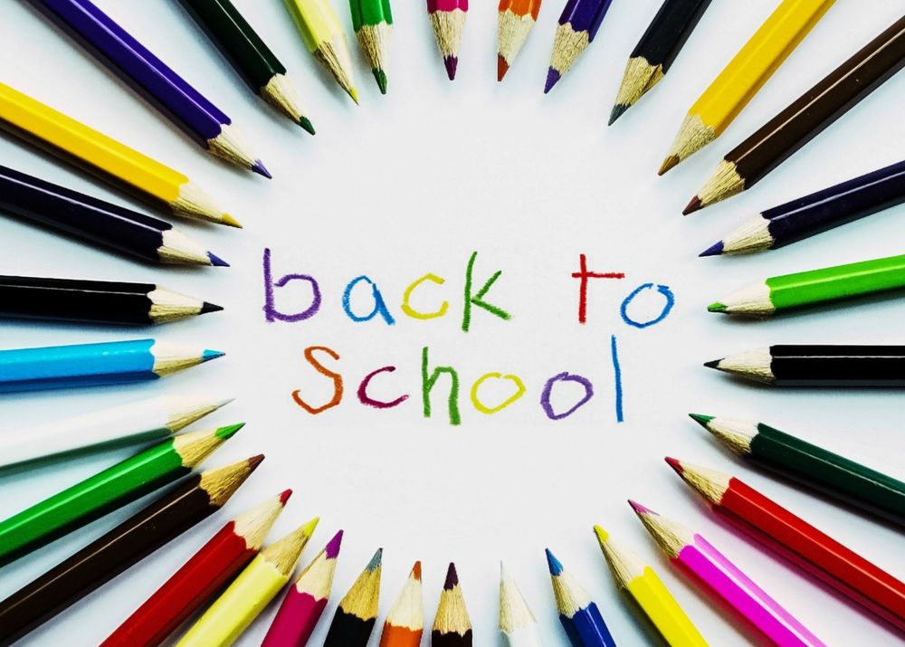 Back to School with colored pencils
