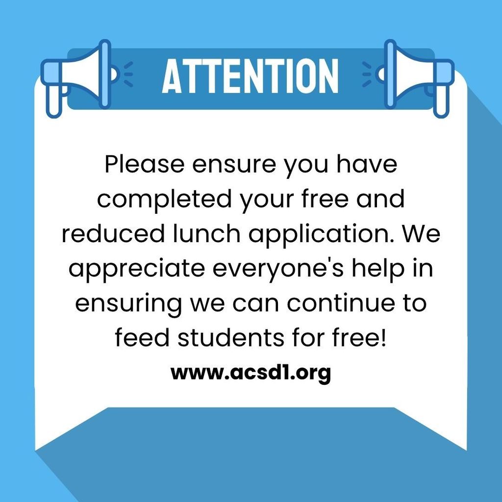 Final Free and Reduced Meal Apoplication Reminders