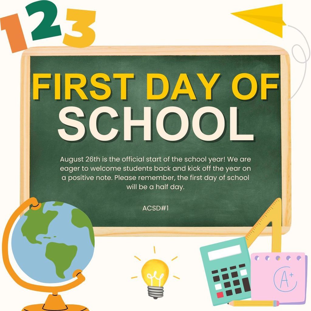 first day of school reminder