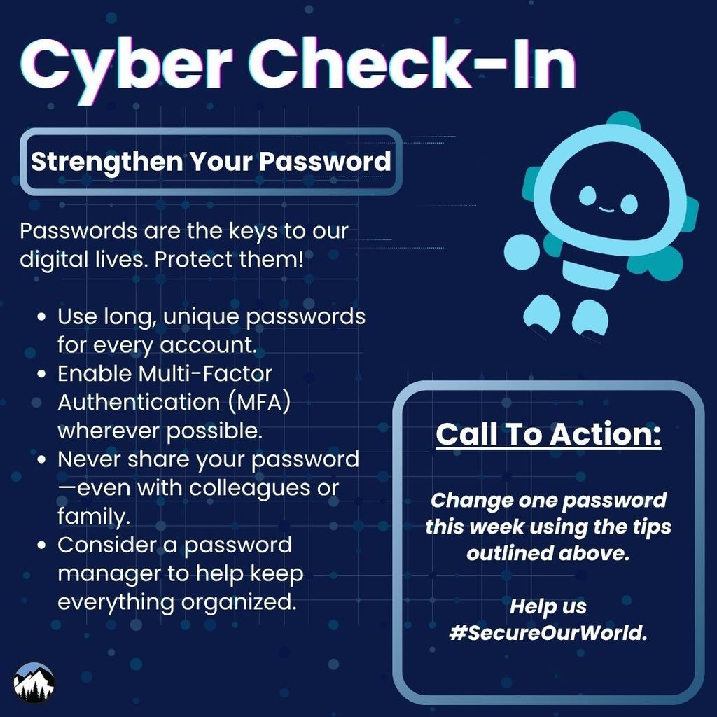 Strengthen Passwords Cybersecurity tips and tricks week 1