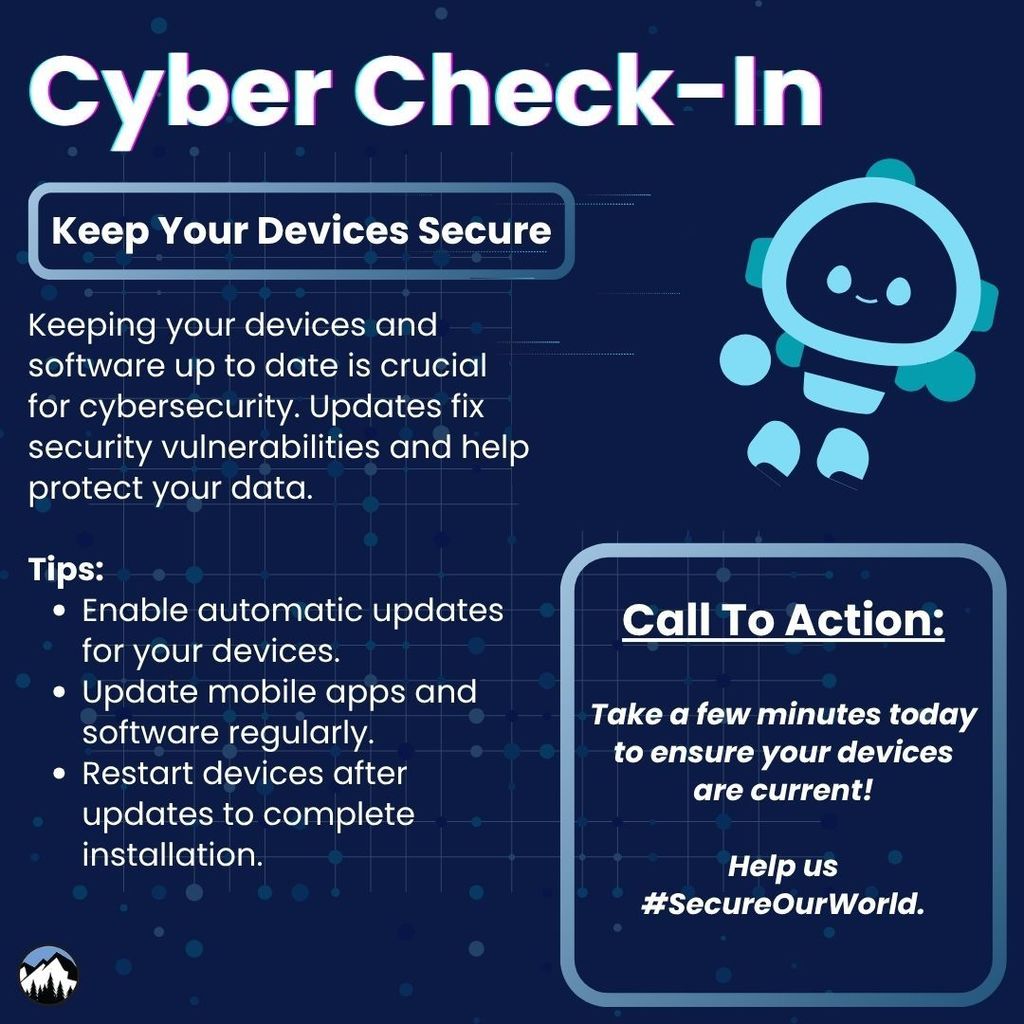Updating Devices cybersecurity month week 3
