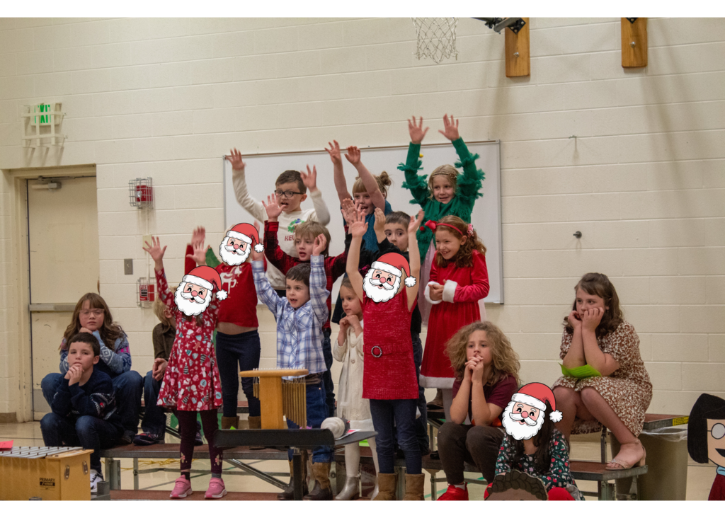 Hamrony students singing in Chrsitmas program