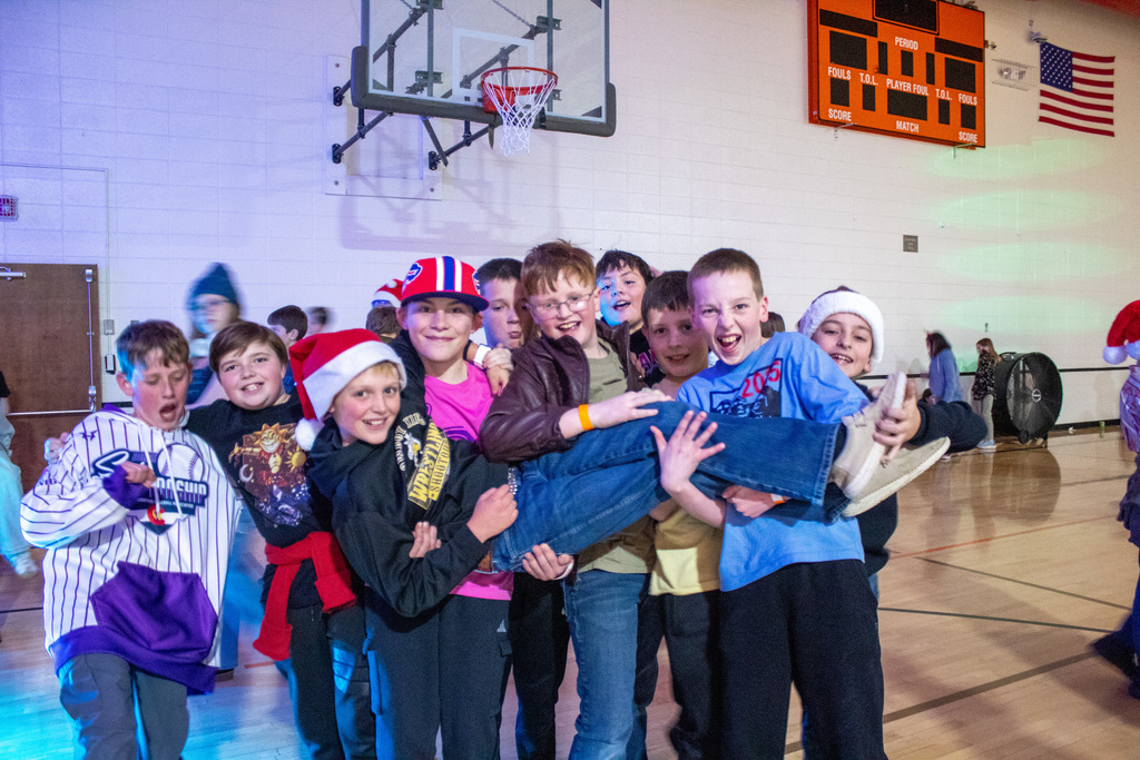 group of middle school boys