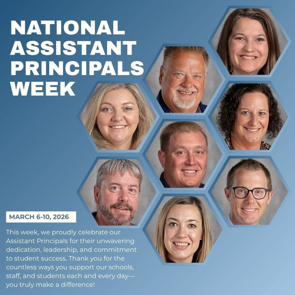 This week, we proudly celebrate our Assistant Principals for their unwavering dedication, leadership, and commitment to student success. Thank you for the countless ways you support our schools, staff, and students each and every day—you truly make a difference!