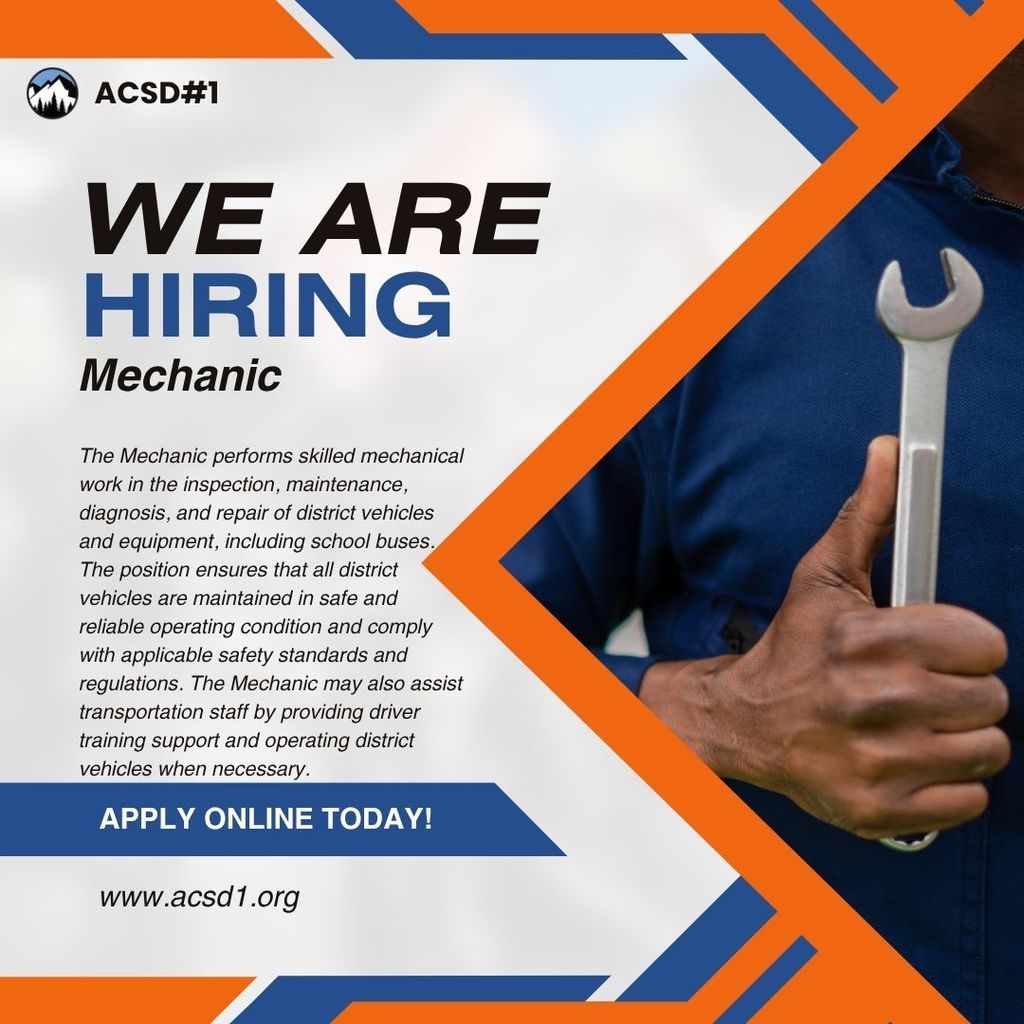 We are Hiring - Mechanic