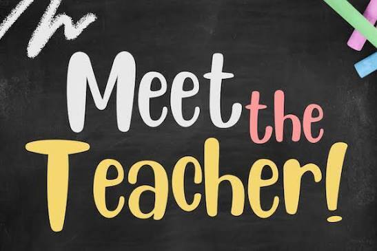 image that says meet the teacher