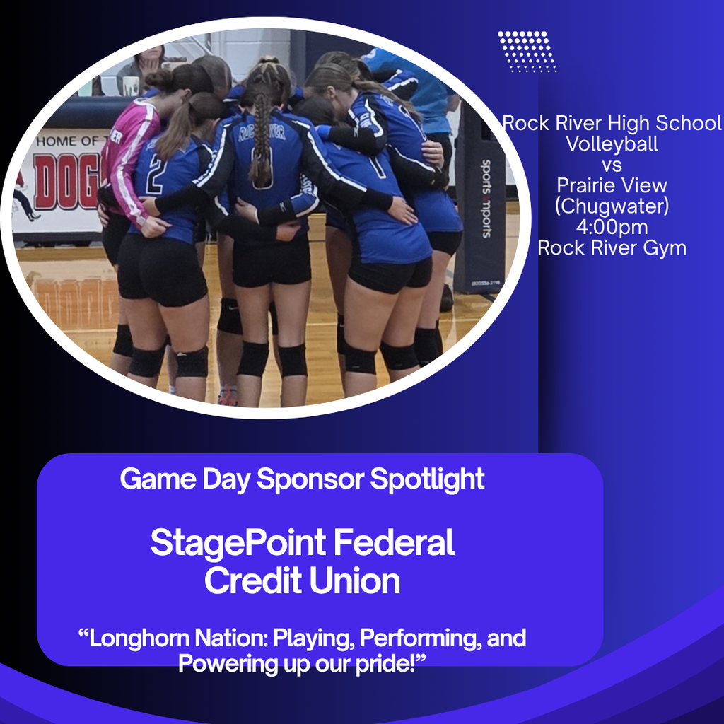 Sponsor spotlight for Rock River Athletics- StagePoint FCU