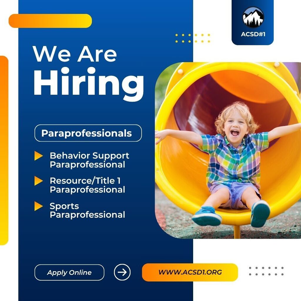 We are hiring paraprofessionals