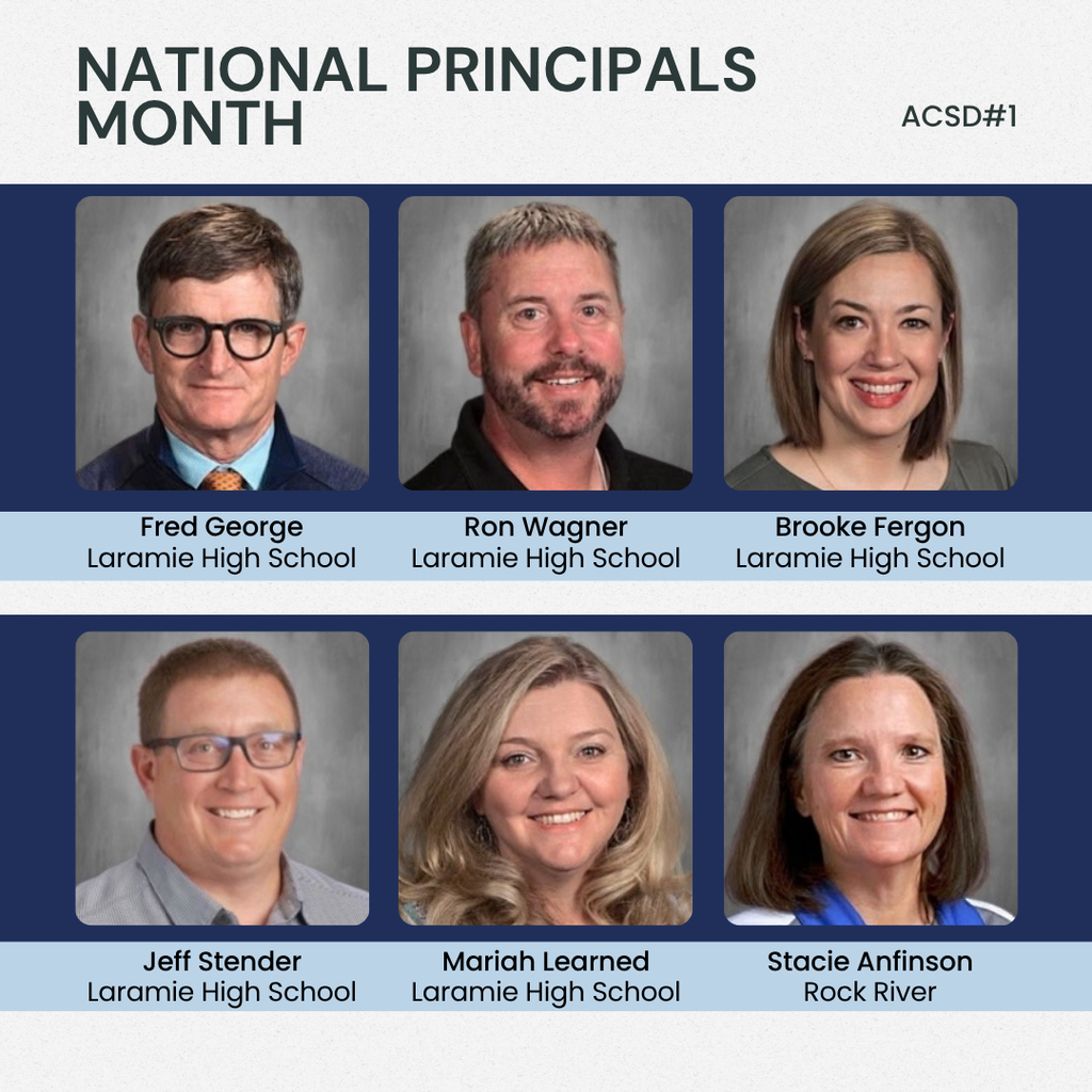 Happy National Prinicpals Month - List of ACSD Secondary Principals