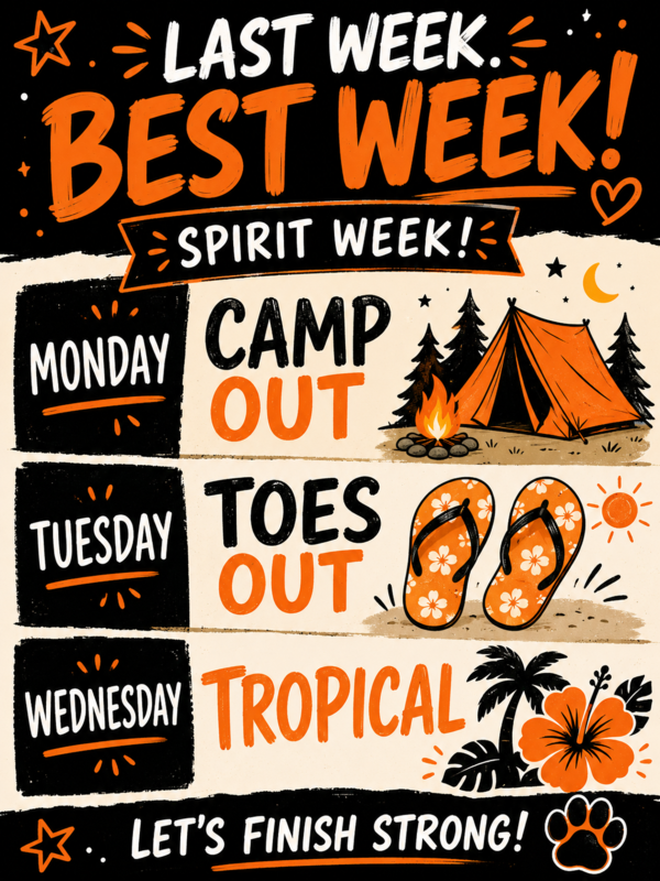 spirit week days