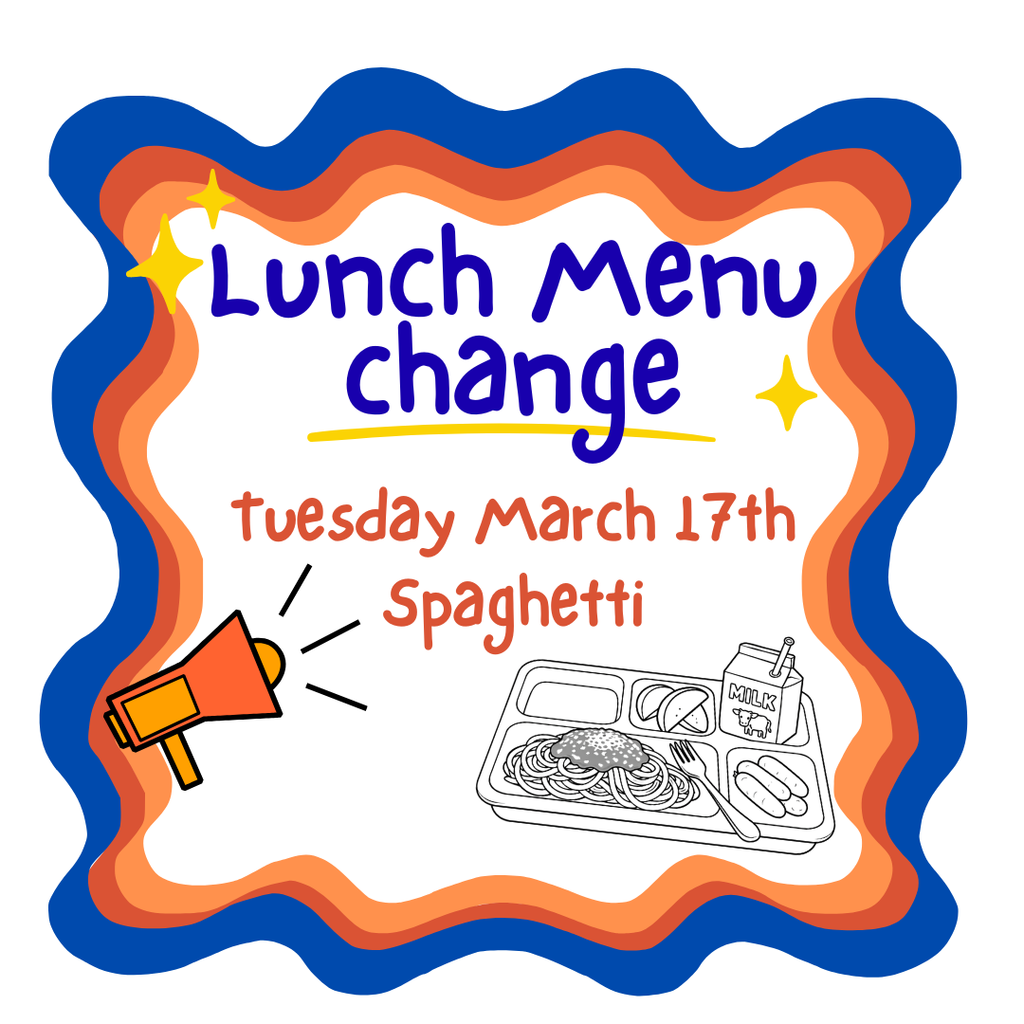 lunch menu change
