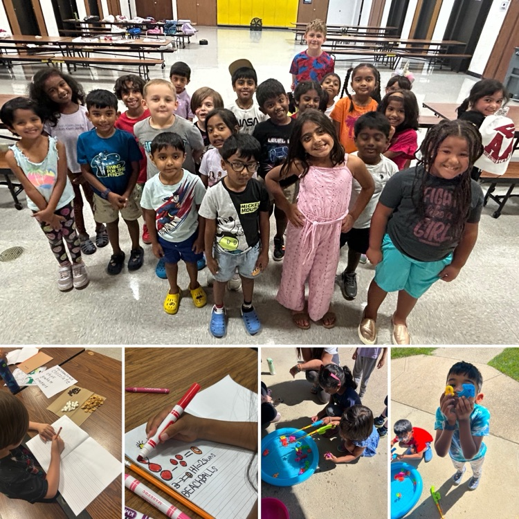 students at camp