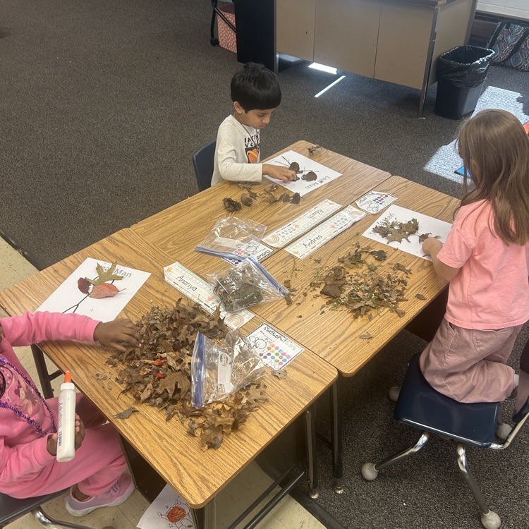students working