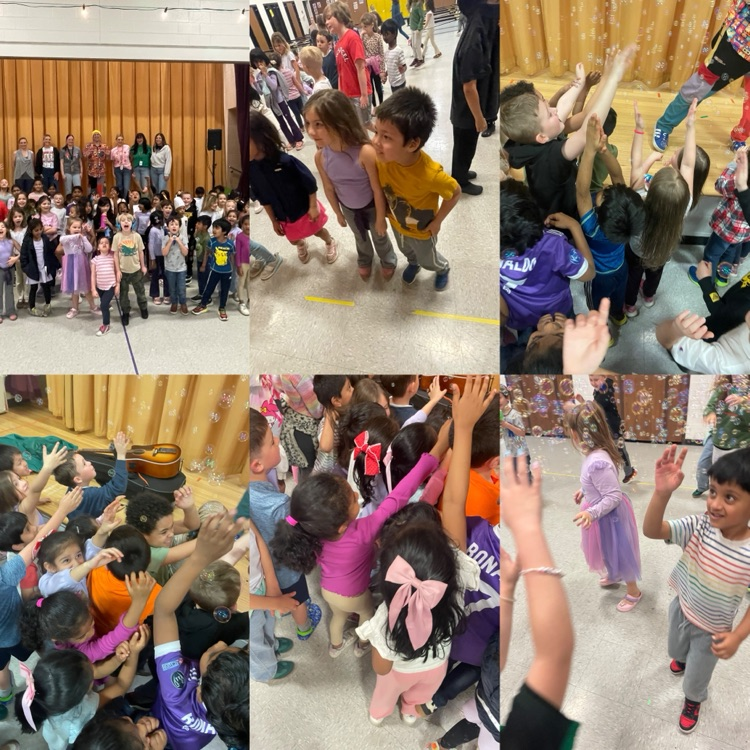 students at assembly