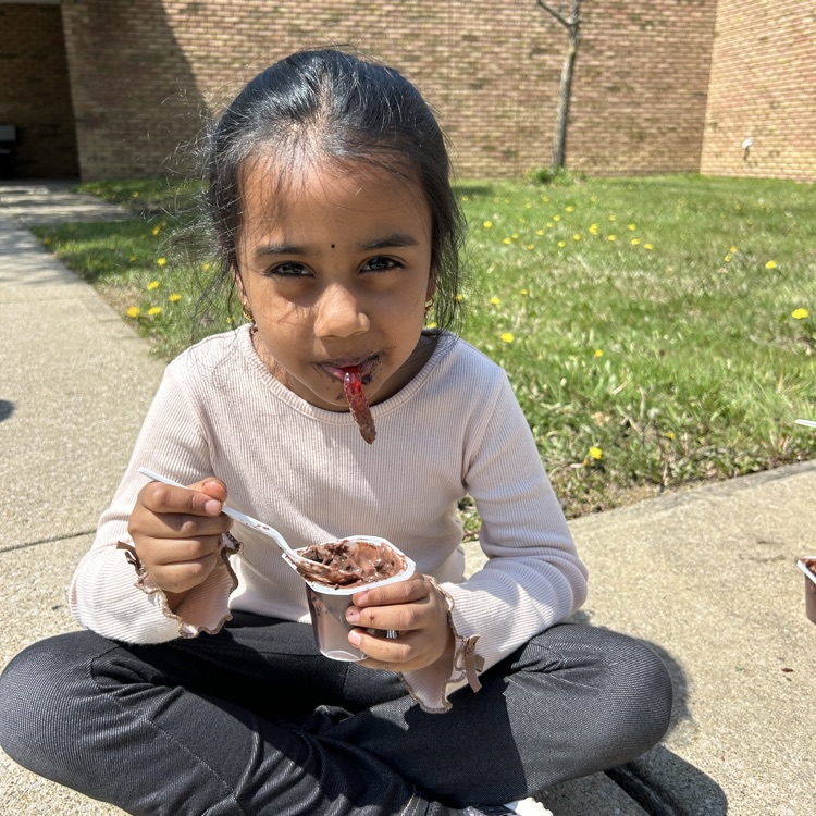students celebrating earth day