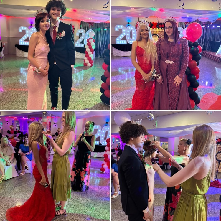 students at prom