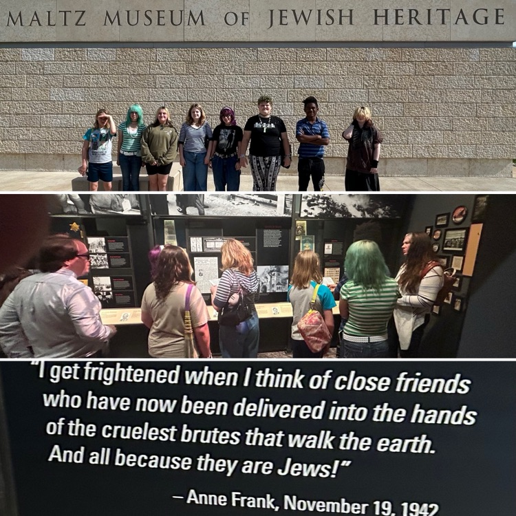 students at the Maltz Museum