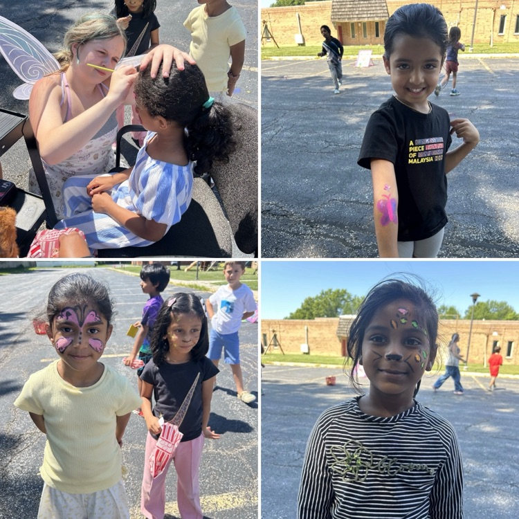 students at camp