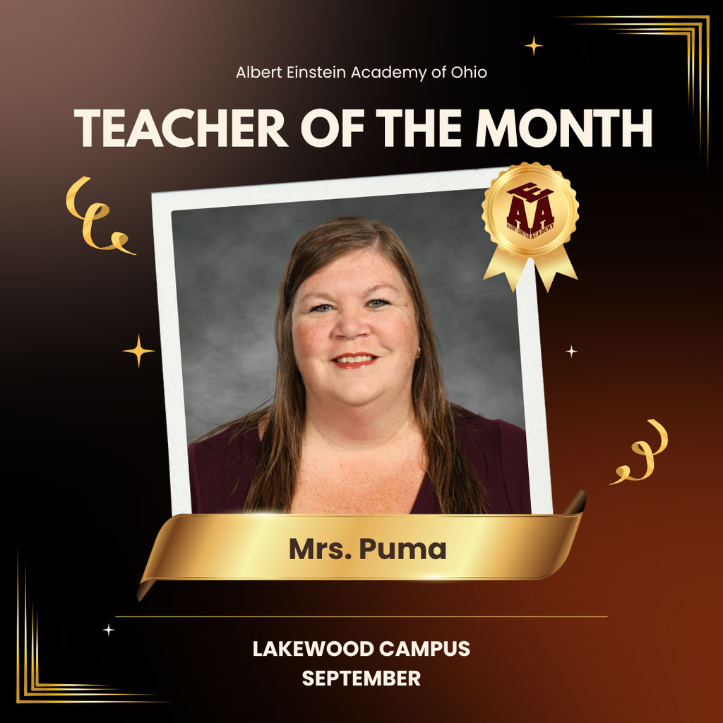 Mrs. Puma, Lakewood Teacher of the Month