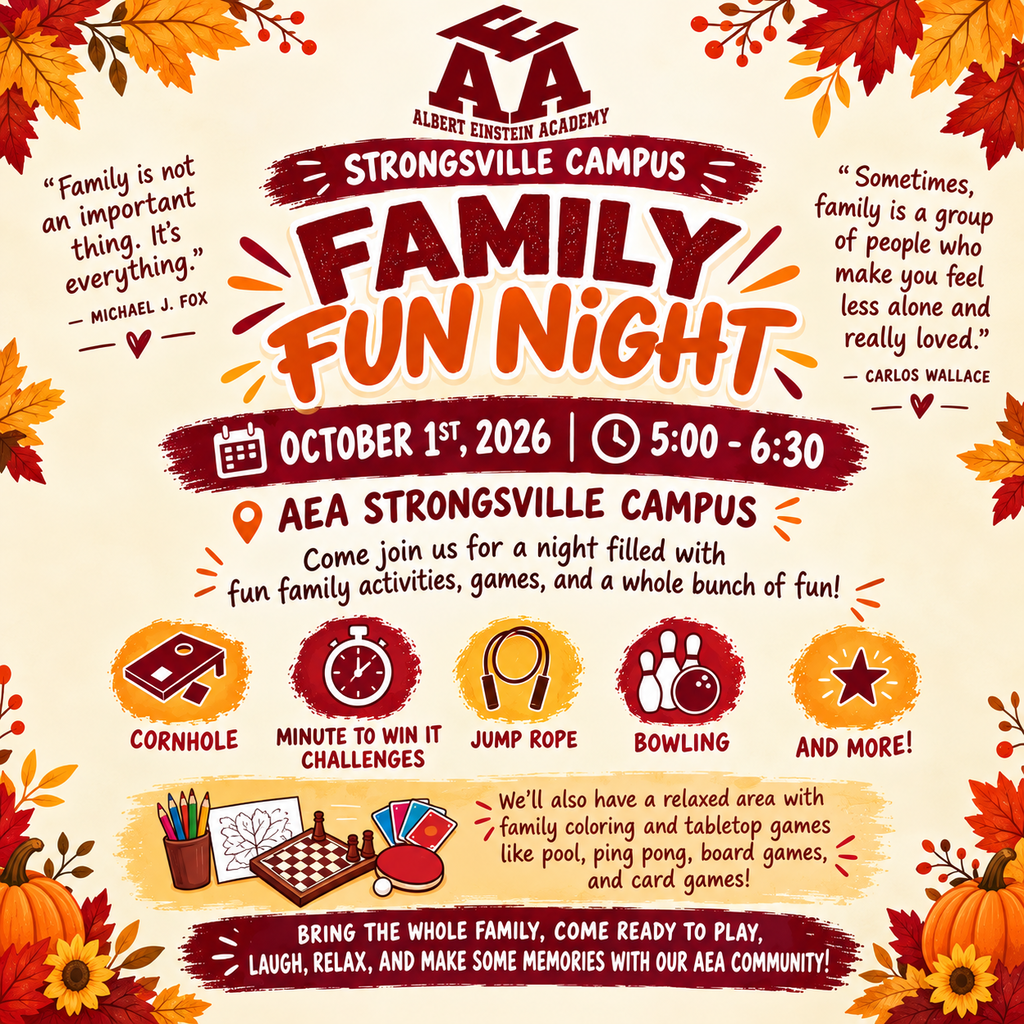 Family Fun Night October 1st