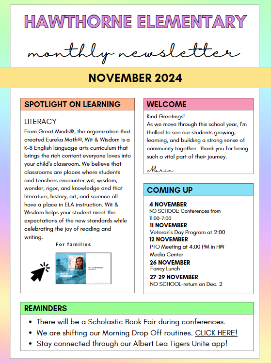 Monthly Newsletter