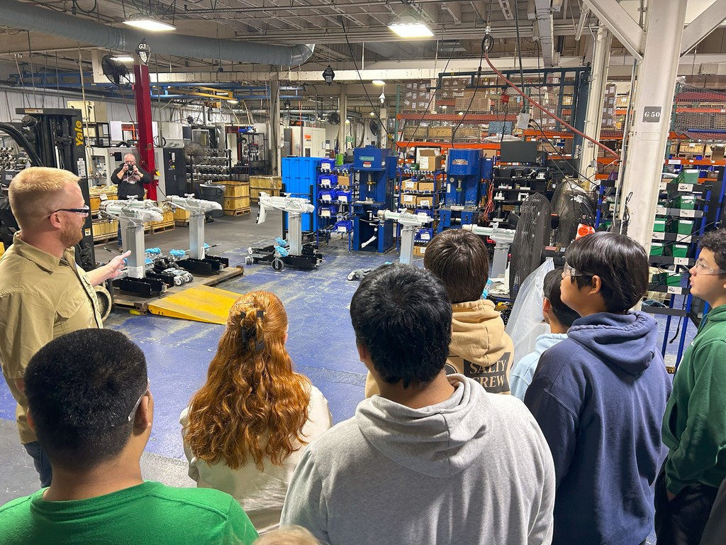 Students on a field trip