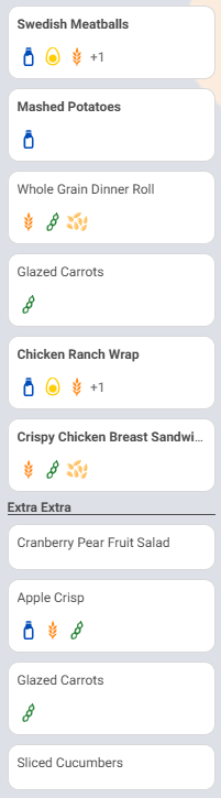 Lunch Menu