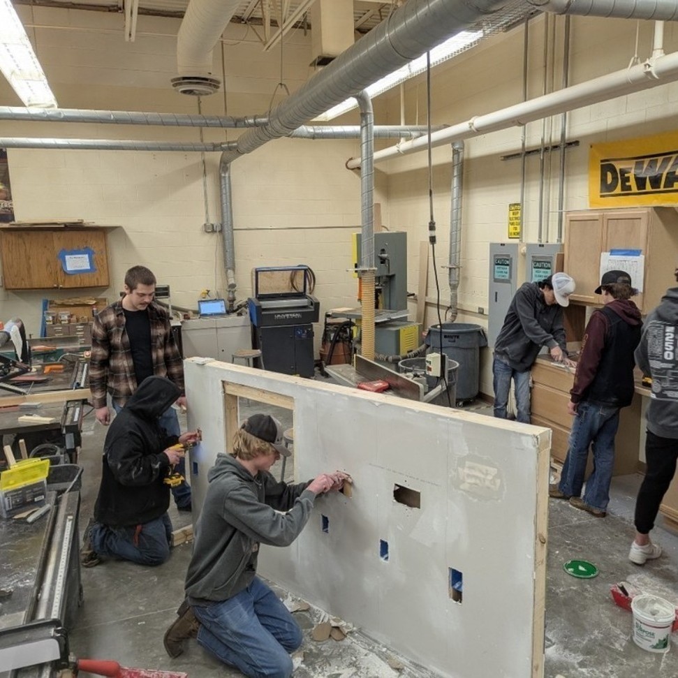Drywall repair lab