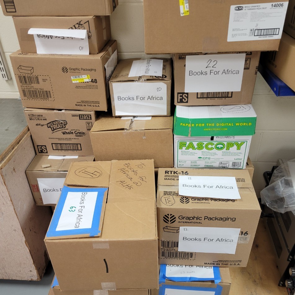We had a total of 47 boxes to send out!