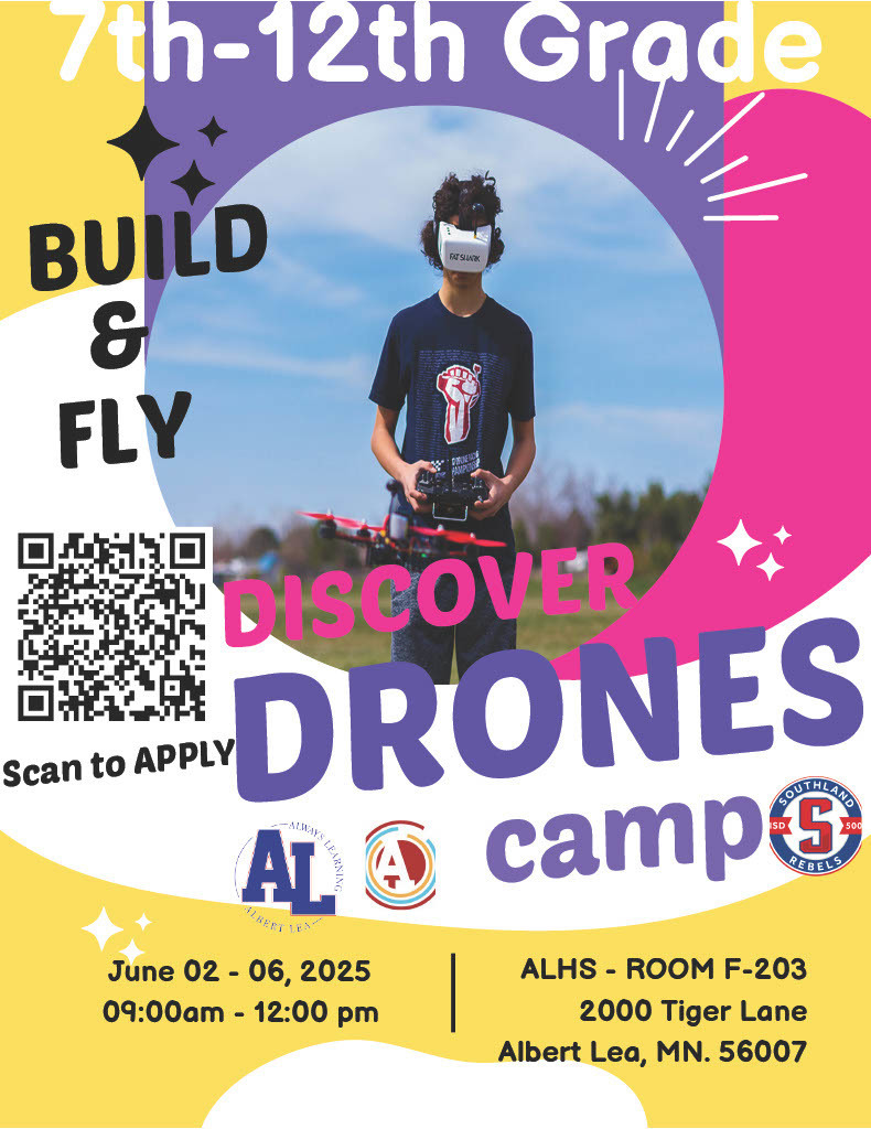 Drone camp advertisement