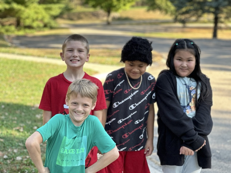 3rd graders on the Walk-a-Thon!