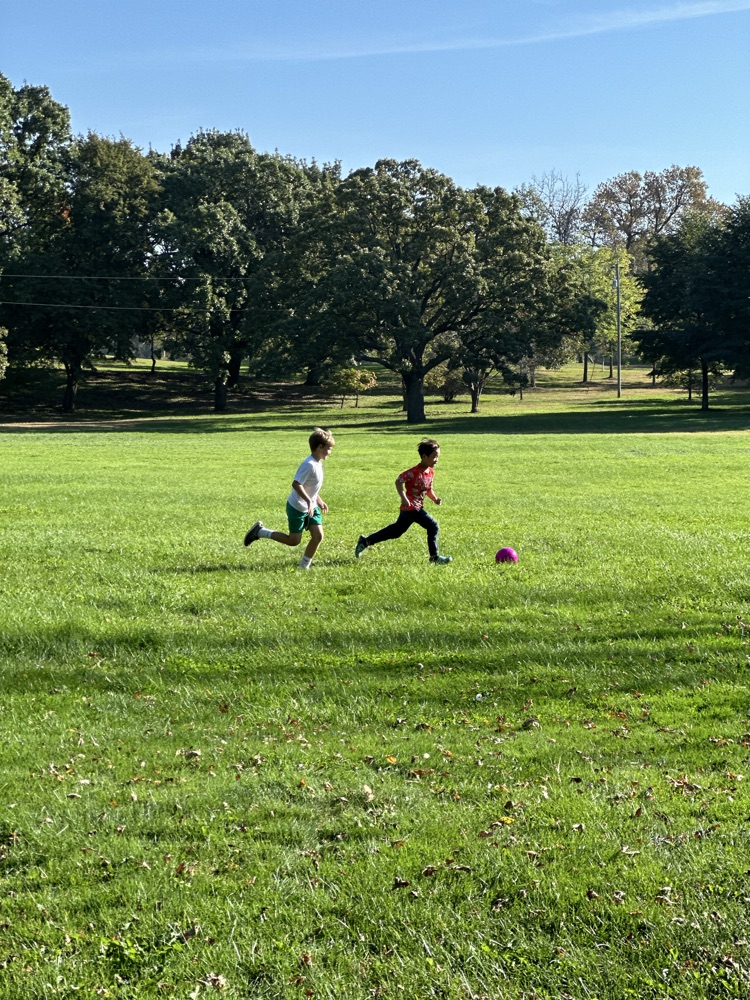 3rd graders on the Walk-a-Thon!