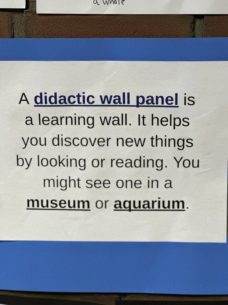 3rd Grade Didactic Wall Panel
