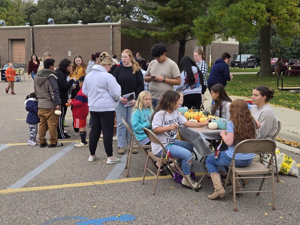 Pumpkin Station at ECFE Fall Festival