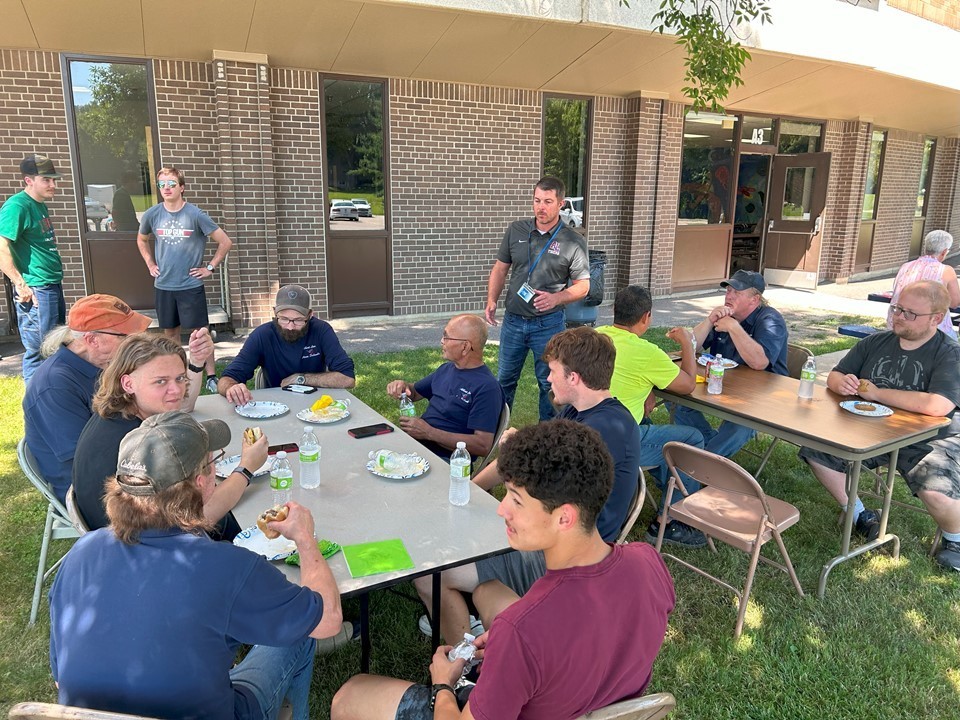 Outdoor picnic to thank our custodians.