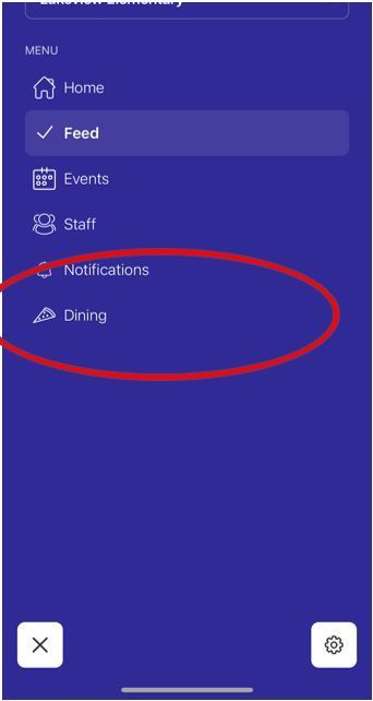 Dining menu link
