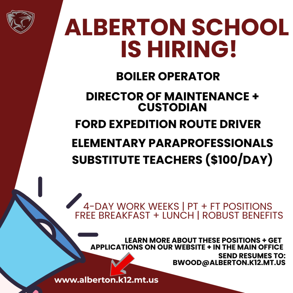 Alberton School is Hiring