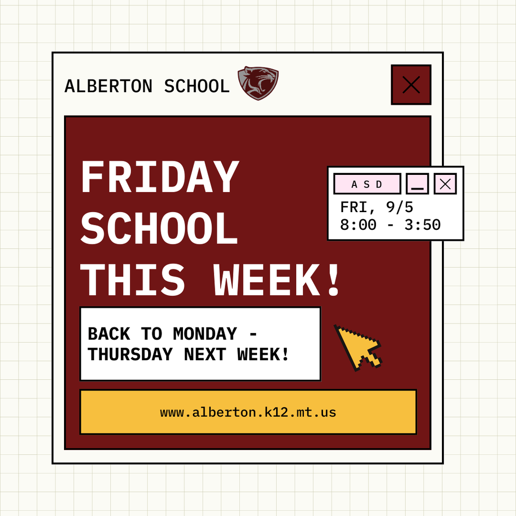 Friday school this week!