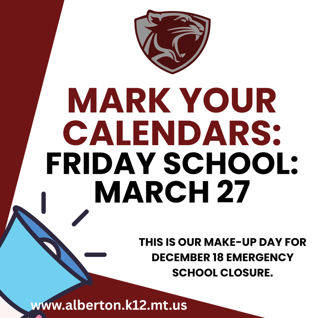 Emergency Day Make Up: Friday, March 27