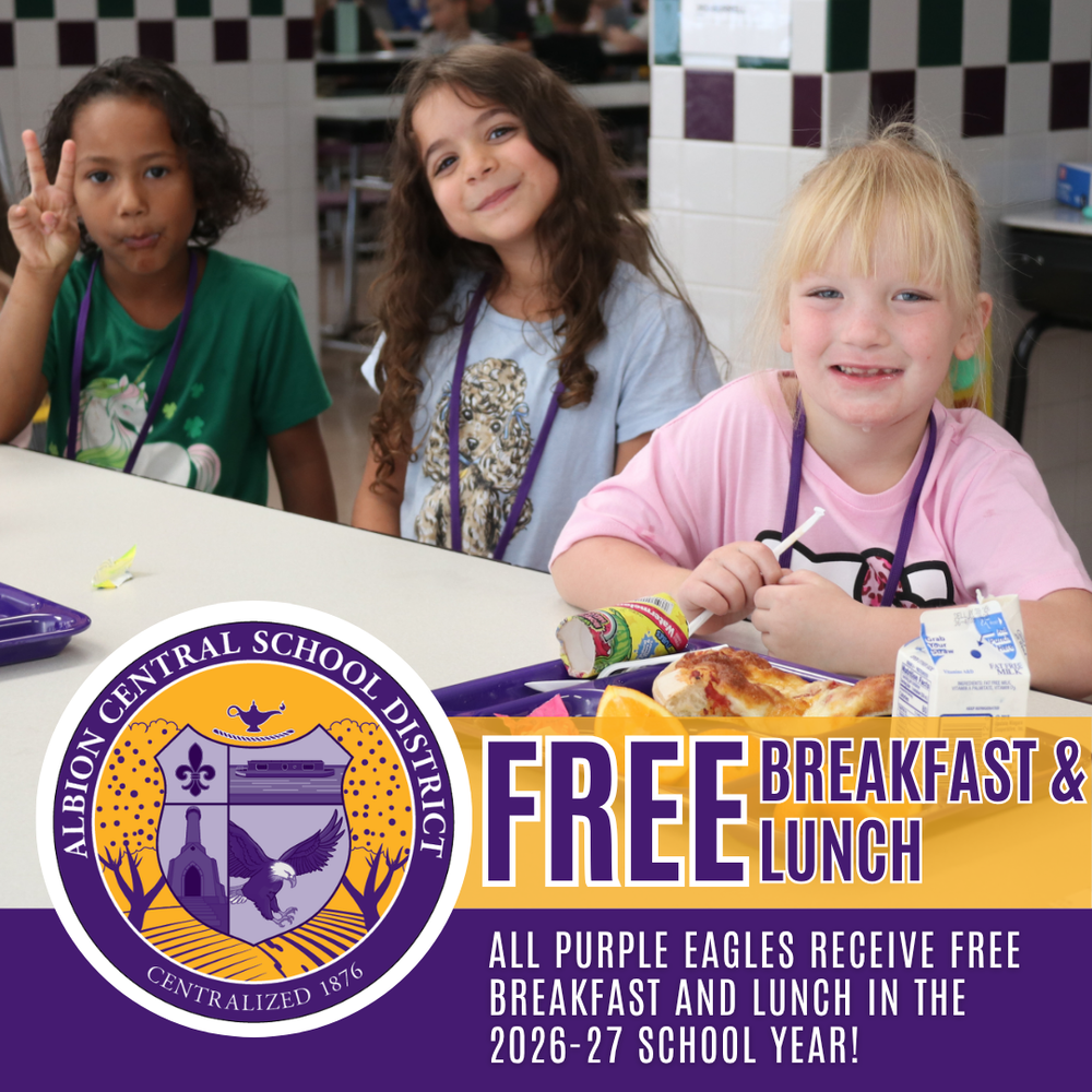 Free breakfast and lunch