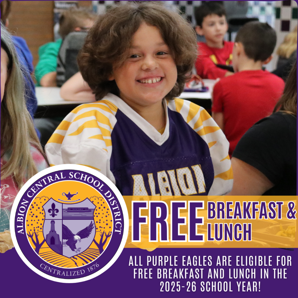 Free breakfast and lunch