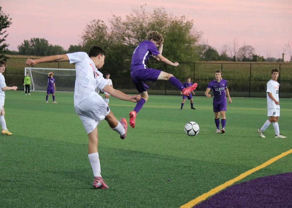 soccer action photo