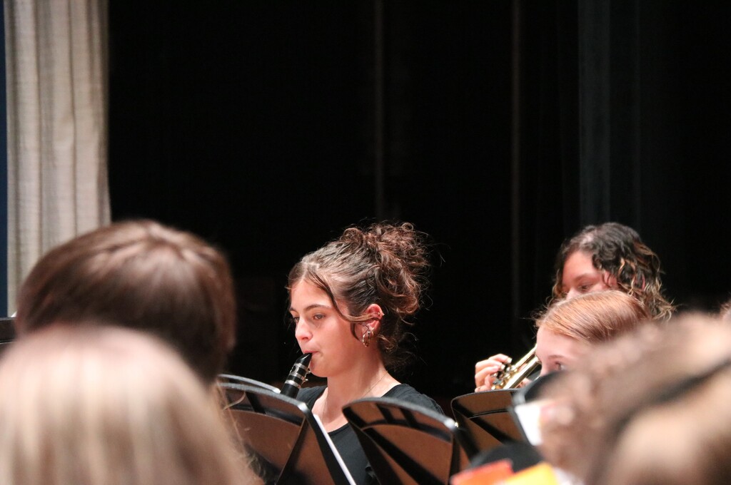 students performing