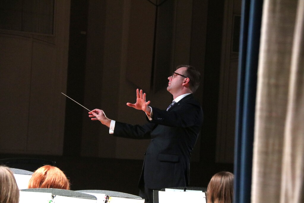 students performing