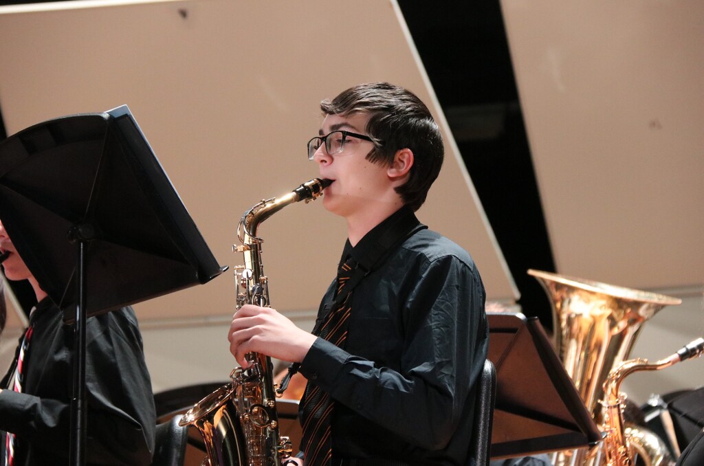 students performing