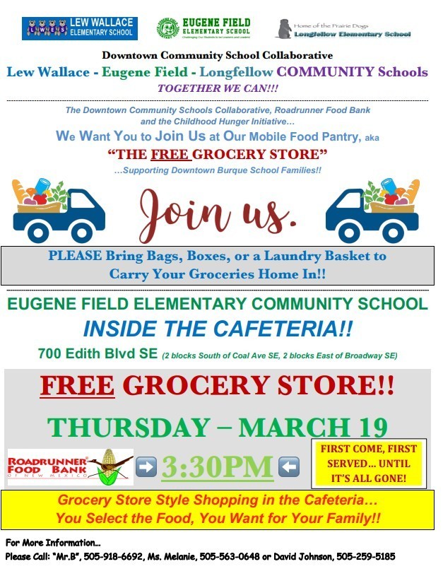 English Flyer for Food Bank