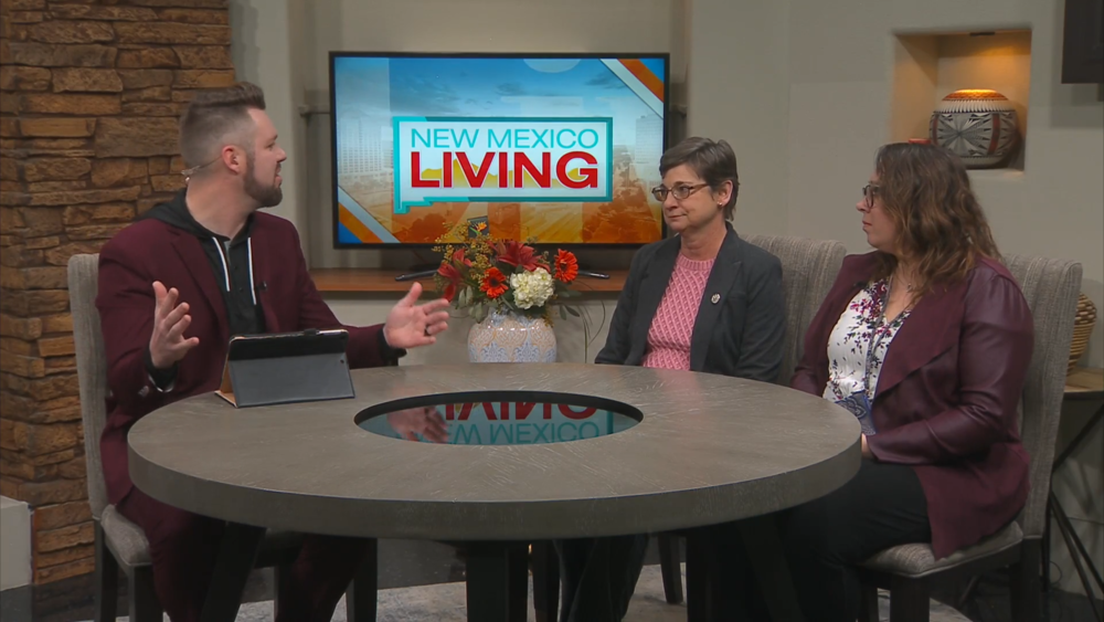 Mrs. K and Mrs. Petersen on NM Living