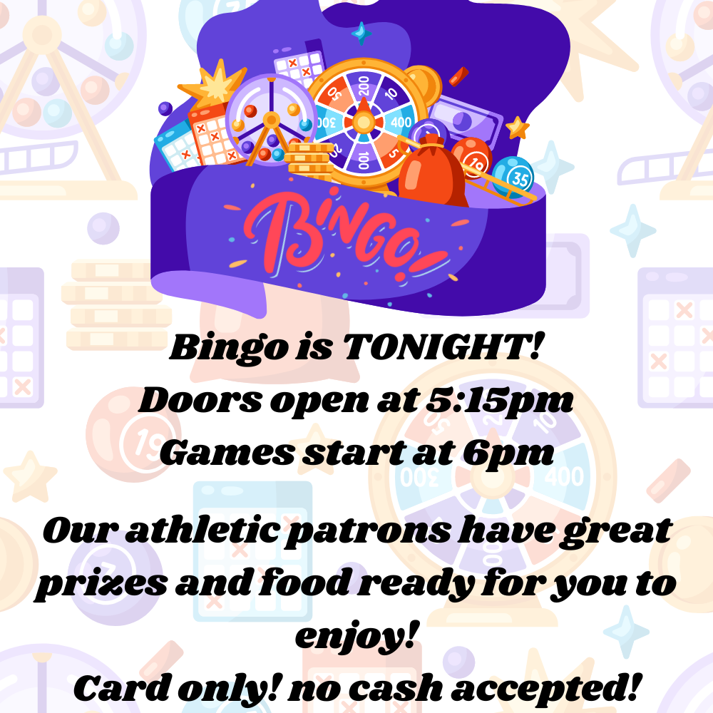 Bingo tonight!