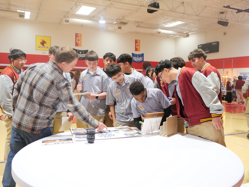 Students learning about film opportunities