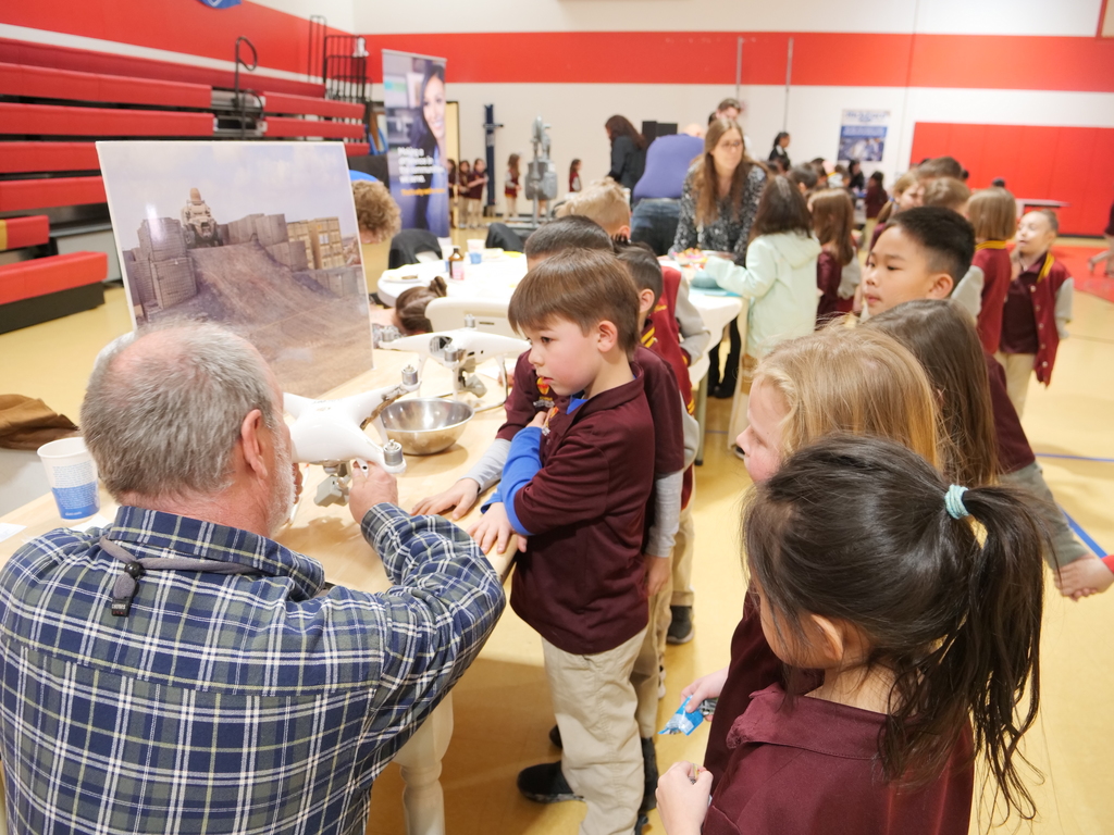 Students hearing how breaking things can be a career too!